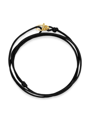 Nialaya Jewelry Fleur-de-Lis embossed cord bracelet - Gold