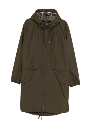 Herno hooded long windbreaker - Green
