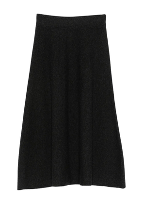 Gran Sasso A-line midi skirt - Grey