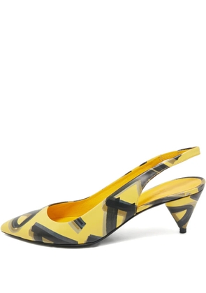 Burberry Pre-Owned Morson slingback pumps - Yellow