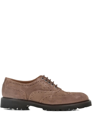 Tassinari suede Oxford shoes - Brown