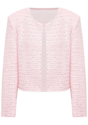 A.M.G. linen cardigan - Pink