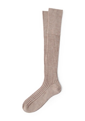 Brunello Cucinelli ribbed socks - Neutrals