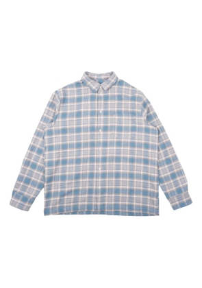 Naked and Famous True Shirt plaid pocket shirt - Blue