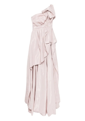 Saiid Kobeisy strapless taffeta dress - Pink
