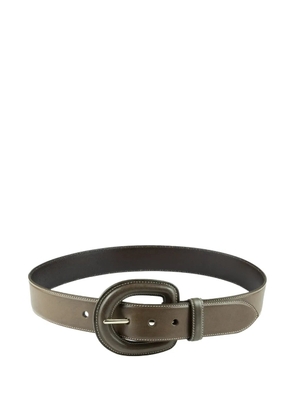 SERGIO GAVAZZENI stitched aloe belt - Brown