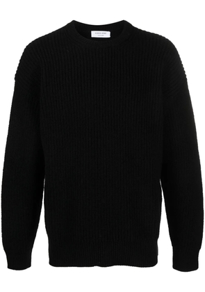 Marine Serre ribbed-knit wool jumper - Black