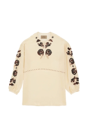 Fortela embroidered blouse - Neutrals
