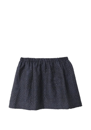 Maje diamond-embroidered mini skirt - Blue