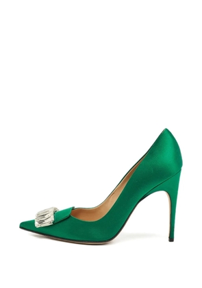 Sergio Rossi crystal embellished pumps - Green