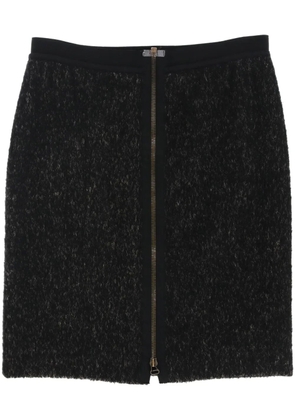 Lanvin Pre-Owned 2003 wool miniskirt - Black