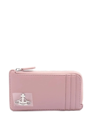 Vivienne Westwood Pre-Owned Orb leather coin purse - Pink