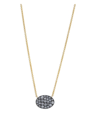 Sylva & Cie 18K yellow gold Oval Ten Table diamond necklace