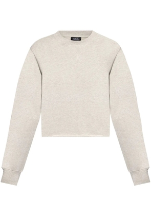 A.P.C. Label F sweatshirt - Grey