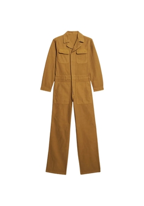 Fortela Vania flap-pocket long-sleeve jumpsuit - Brown