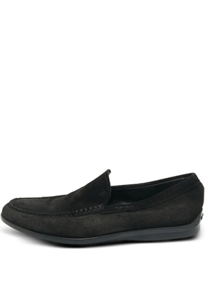 Tod's suede loafers - Black