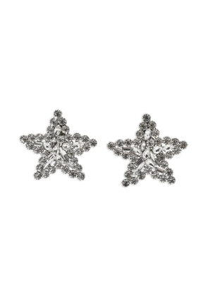 Alessandra Rich star-shape earrings - Silver