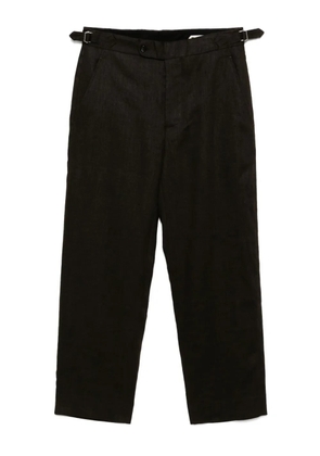 BODE side-buckle trousers - Brown