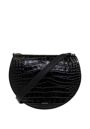 Wandler Kate crocodile-embossed shoulder bag - Black