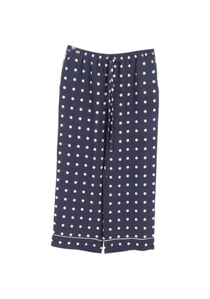 Valentino Garavani Pre-Owned polka-dot trousers - Blue