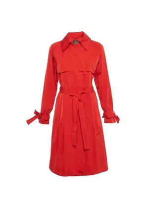 Roberto Cavalli long-sleeve belted coat - Red