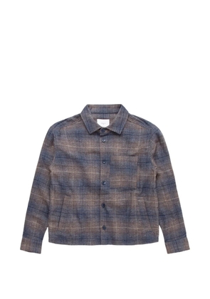 PERCIVAL Luton check shirt jacket - Brown