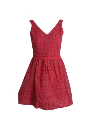Maje eyelet sleeveless dress - Red