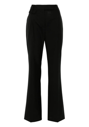 Semicouture pleat-detail trousers - Black