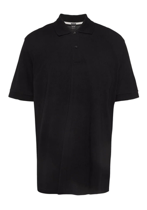 BOSS cotton polo shirt - Black