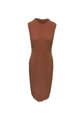 JOSEPH Bea sleeveless shift dress - Brown
