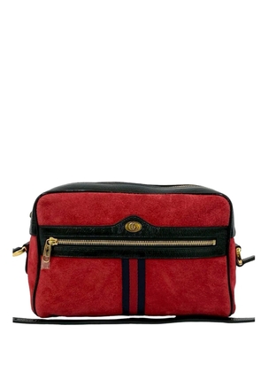 Gucci Pre-Owned 2016-2025 Suede Ophidia crossbody bag - Black