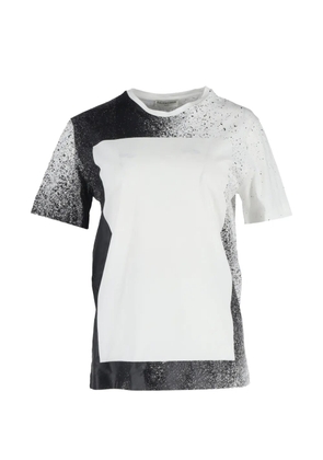 Balenciaga Pre-Owned splash-effect crew-neck T-shirt - White