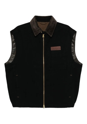 CROQUIS double layer vest - Black