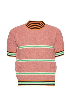 Henrik Vibskov Safe-T striped T-shirt - Orange