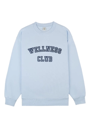 Sporty & Rich graphic-print crew-neck sweatshirt - Blue