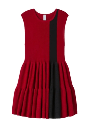 CFCL Cascades ribbed panelled top - Red