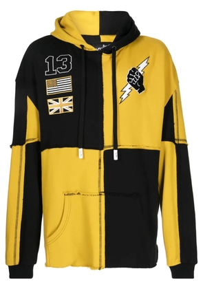 Haculla Handful panelled hoodie - Orange