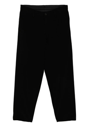 Yohji Yamamoto tuxedo slim trousers - Black