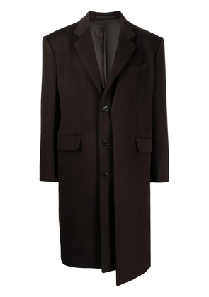 SONGZIO layered single-breasted coat - Brown
