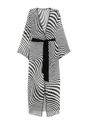 Maison Close Fever beach cover-up - Black