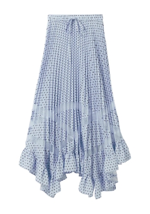 Claudie Pierlot polka-dot midi skirt - Blue