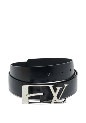 Louis Vuitton Pre-Owned Neogram leather belt - Black
