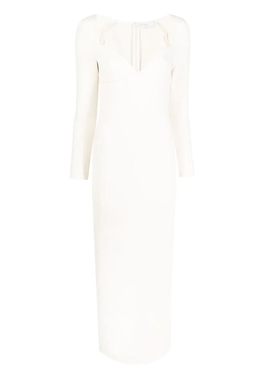 Rosetta Getty long-sleeve midi dress - White