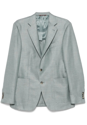Canali interwoven blazer - Blue