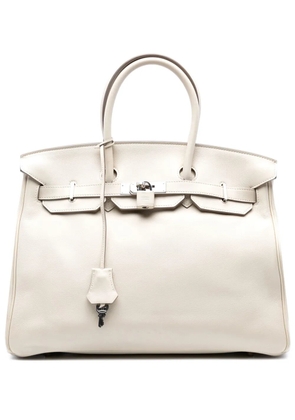 Hermès Pre-Owned 2011 Swift Birkin Retourne 35 handbag - White
