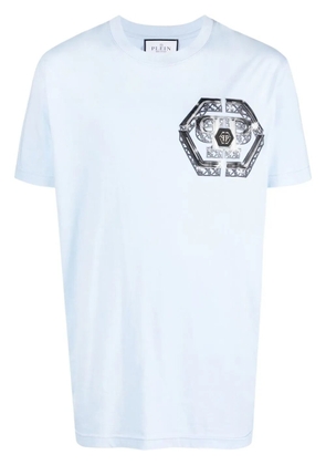 Philipp Plein logo-print T-shirt - Blue