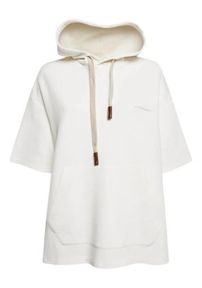 Emporio Armani Pre-Owned short-sleeve hoodie - White