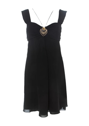 Temperley London pre-owned embellished silk mini dress - Black