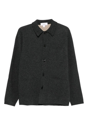 Lardini buttoned patch-pocket cardigan - Grey