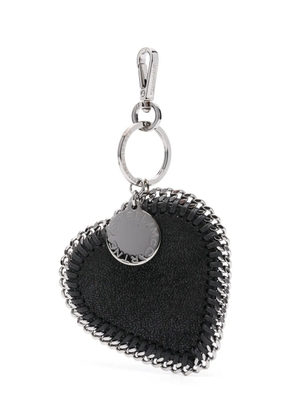 Stella McCartney heart-charm keyring - Black